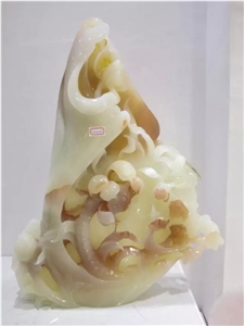 Green Onyx Carvings Gift,Green Jade Sculptures Crafts