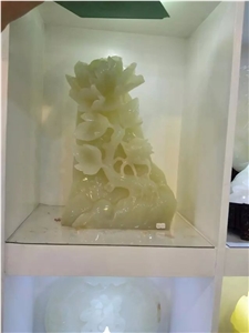Green Onyx Handicraft Carving,Green Onyx Carved Gifts,Green Jade Onyx Artifacts,Handcrafts