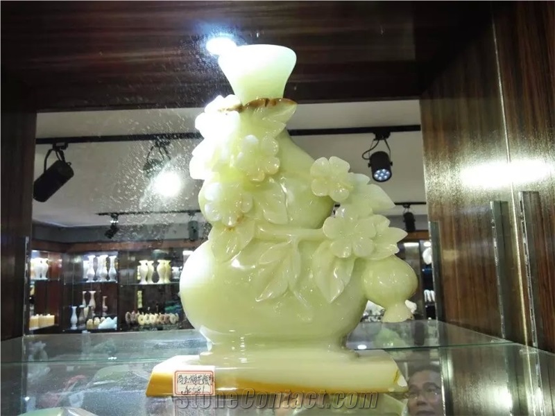 Green Onyx Handicraft Carving,Green Onyx Carved Gifts,Green Jade Onyx Artifacts,Handcrafts