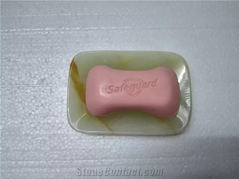Green Onyx Soap Dish,Green Onyx Bathroom Products,Green Onyx Bath Accessories