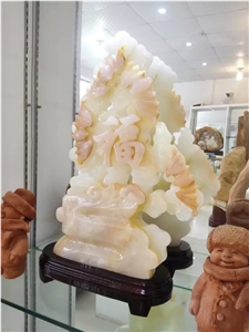 Light Green Onyx Animal Carving,Light Green Onyx Carved Gifts