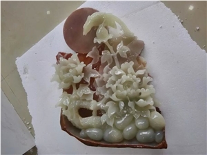 Polished Green Onyx Handicraft Carving,Green Onyx Carved Gifts,Green Onyx Stone Carving