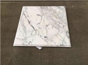 Cheap Price-Bianco Statuario Carrara Marble Interior Round Table Top/Square Tabletops Home Decor Inlay