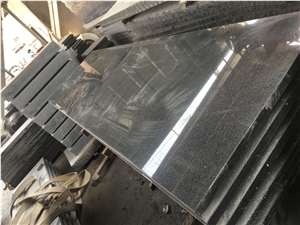 China Black Granite, Fujian Black Granite Countertops, Black G654 Granite Standard Kitchen Countertops