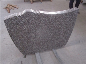 G664 Bainbrook Brown Granite Poland Tombstone & Headstone & Monument