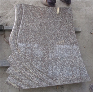 G664 Bainbrook Brown Granite Poland Tombstone & Headstone & Monument