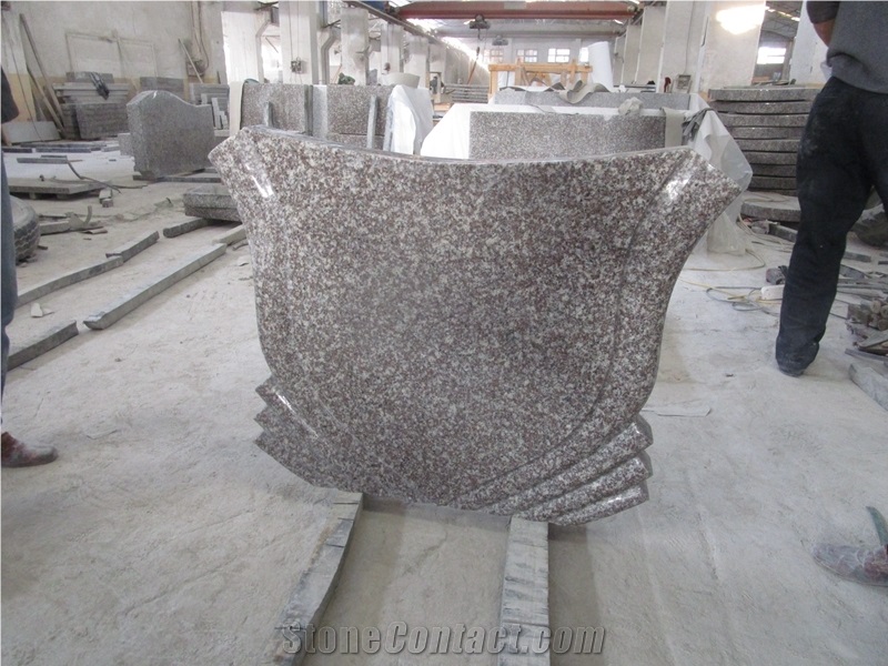 G664 Bainbrook Brown Granite Polish Tombstone & Headstone & Monument
