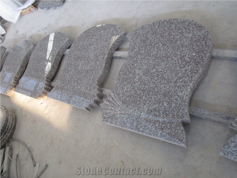 G664 Bainbrook Brown Granite Polish Tombstone & Headstone & Monument