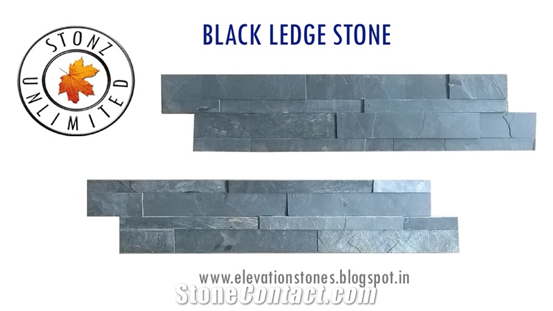 Black Slate Tiles & Slabs, Black Slate Ledge, Black Water Walls, Black Slate Flooring Tiles, Walling Tiles