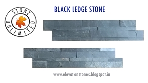 Black Slate Tiles & Slabs, Black Slate Ledge, Black Water Walls, Black Slate Flooring Tiles, Walling Tiles