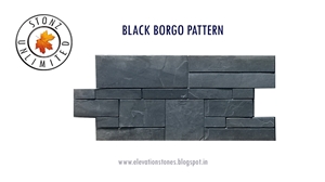 Black Slate Tiles & Slabs, Black Slate Ledge, Black Water Walls, Black Slate Flooring Tiles, Walling Tiles