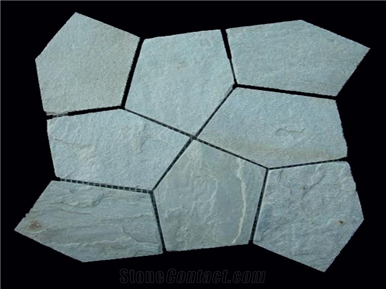 Slate and Lime Flag Stones