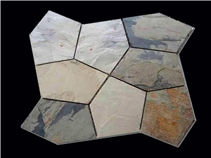 Slate and Lime Flag Stones