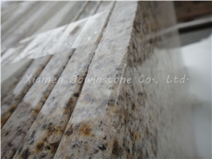 Polished G682 / Beijing Gold Countertop, Golden Granite Kichen Tops for Usa Market.