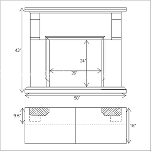 Polished / Honed Beige Limestone Fireplace Mantel/Hearth/Design/Surround, British Fireplace