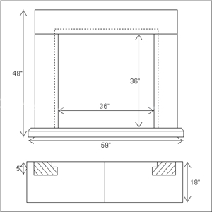 Polished / Honed Cream Marfil Marble Fireplace Fireplaces Mantel/Hearth/Design/Surround, British Style Fireplace