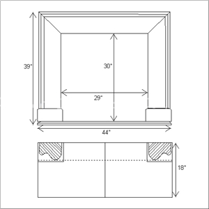 Polished / Honed Cream Marfil Marble Fireplace Mantel/Hearth/Design/Surround, British Fireplace