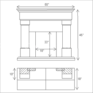 Polished / Honed Oman Beige Marble Fireplace Mantel/Hearth/Design/Surround,British Fireplace