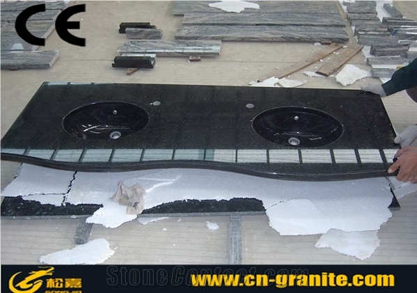 Black Galaxy Granite Countertops,Black Galaxy Kitchen Bar Tops and Bench Tops Granite Top Kitchen Table