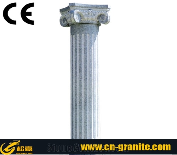 Carved Yellow Marble Column,Column Pillar Buliding Material,Songjia Roman Column