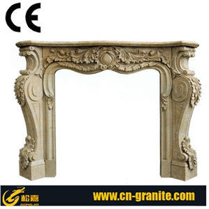 China Beige Marble Fireplace Design Ideas Fireplace Hearth