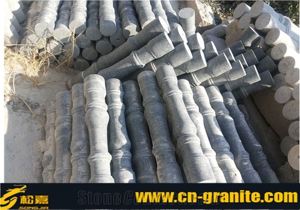 China Black Granite Railing & Baluster,Outdoor Railing and Baluster