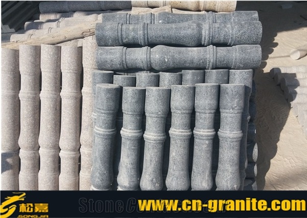 China Black Granite Railing & Baluster,Outdoor Railing and Baluster