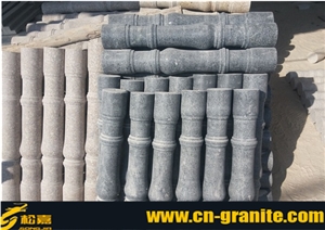 China Black Granite Railing & Baluster,Outdoor Railing and Baluster
