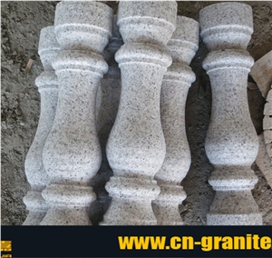 China Grey Granite Railing & Baluster,Grey Stone for Outdoor Stair Railing
