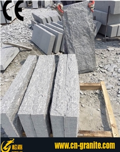 China Grey Granite Split Face Mushroom Stone,Mushroom Granite Stone for Wall Cladding Outside Stone