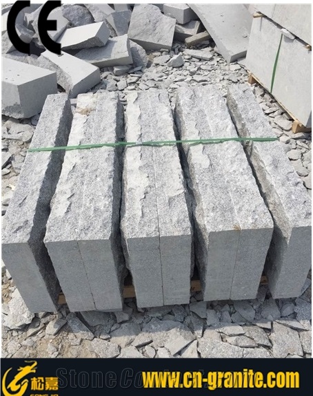 China Grey Granite Split Face Mushroom Stone,Mushroom Granite Stone for Wall Cladding Outside Stone