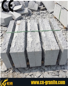 China Grey Granite Split Face Mushroom Stone,Mushroom Granite Stone for Wall Cladding Outside Stone