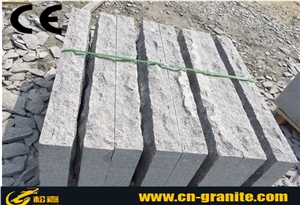 China Grey Granite Split Face Mushroom Stone,Mushroom Granite Stone for Wall Cladding Outside Stone