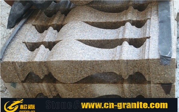 China Red Granite Railing & Baluster,Modern Design Granite Stone Railing for Interior & Exterior Decoration Glass Balcony Railing