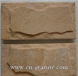 Chinese Yellow Slate Mushroom Stone for Wall Cladding Floor Covering Wholesaler Quarry Owner Xiamen Songjia