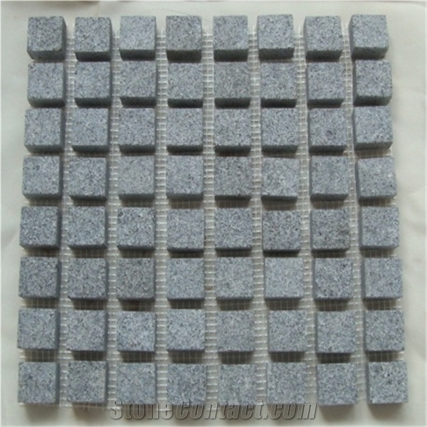 Cube Stone, Granite Cobble Stone, China Grey Granite Paver