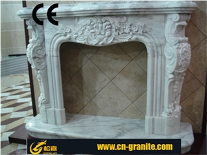 Different Kinds Of Marble Fireplace Mantel, Beige Marble Fireplace Mantel