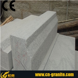 Flamed Finish Granite Kerbstone,Road Side Stone,G603 Grey Granite Kerb Stone,China Cheap G603 Granite,Granite Kerbs,Standard Kerbstone Sizes,Garden Floor Stone