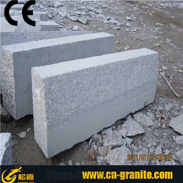 Flamed Finish Granite Kerbstone,Road Side Stone,G603 Grey Granite Kerb Stone,China Cheap G603 Granite,Granite Kerbs,Standard Kerbstone Sizes,Garden Floor Stone