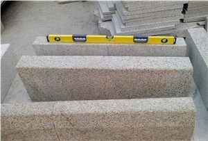 G350 Yellow Granite Kerbstone/Curbstone, G350 Yellow Sesame Granite Curbs, Side Stone