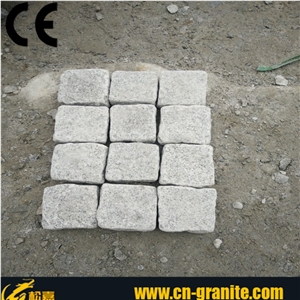 G603 Granite Cobble Stone,Large Stone Garden Statues,Garden Stepping Stone,Cube Stone,Stone for Garden Walkway,Grey Cobble Stone Cheap Granite Paving Stone,China G603 Granite Paving Stone,