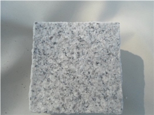 G603 Granite Cube Stone Mesh Pavers, Surface Flamed, Other Sides Natural Cobble Stone, Granite Mesh Walkway, Driveway, Patio Pavers