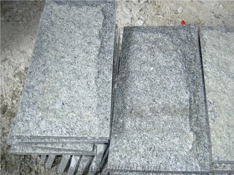 G603 Granite Grey Mushroomed Stone,Mushroom Stone,Mushroom Wall Cladding,Mushroomed Cladding
