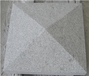 G603 Granite Pier Caps, Padang Crystal, Bianco Crystal China Grey Granite Cast Pier Caps