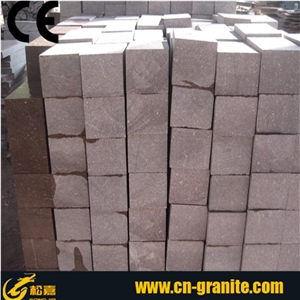 G666 Granite Cube Stone,Red Granite Paving Stone,China Red Granite Stone Paver,All Side Natural Split Finish Cobble Stone,Factory Of Cube Stone, Cheap Granite Paving Stone,10*10*10 Cube Stone