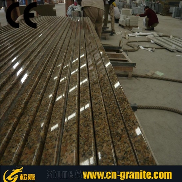 Giallo Antico Granite Countertops, Restaurant Counter Images, Kitchen Countertop, Granite Countertop, Yellow Granite Countertop, China Granite Kitchen Bar Top, Kitchen Worktops, Kitchen Countertops