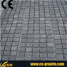 Grey Granite Cobble Stone,China Cheap Grey Granite Cube Stone,10*10 Size Cube Stone,Granite Mesh Paving Stone,Garden Stepping Pavements,Landscaping Stone,Manufacturer Of Paving Stone,Flooring Covering