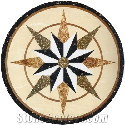 Kinds Of Marble Waterjet Medallions