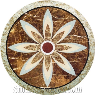 Kinds Of Marble Waterjet Medallions