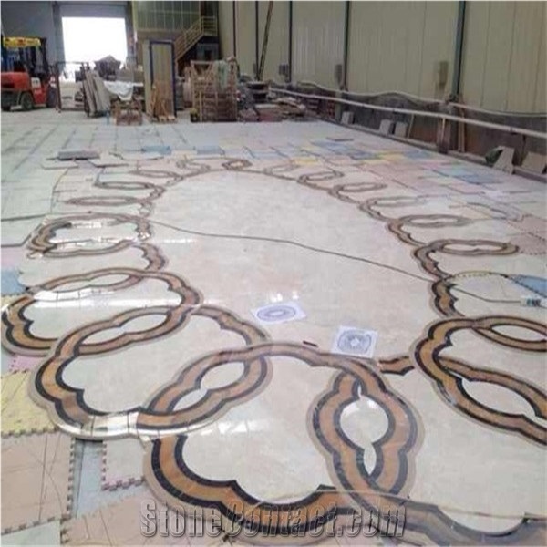 Marble Mosaic and Medallion for Floor Paving Decoration,For Square Interior Floor Decoration,Waterjet Medallions.